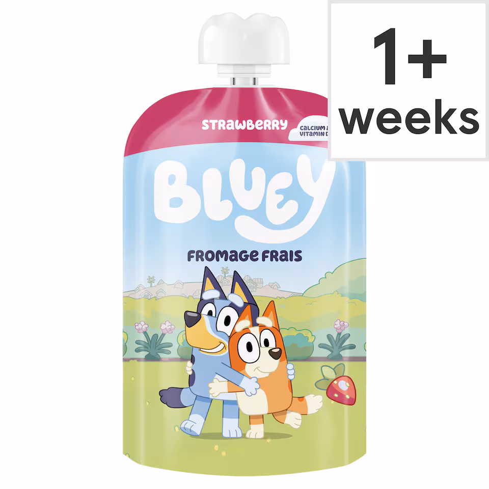Bluey Strawberry Yogurt Pouch 85g
