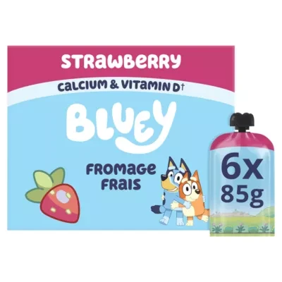 Bluey Strawberry Fromage Frais 6 x 85g (510g)