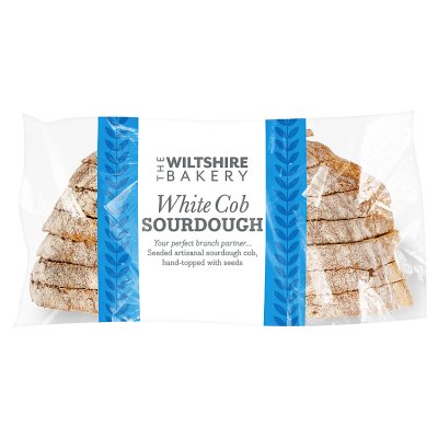 The Wiltshire Bakery White Cob Sourdough Bread