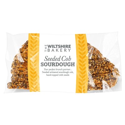 The Wiltshire Bakery Seeded Cob Sourdough Bread