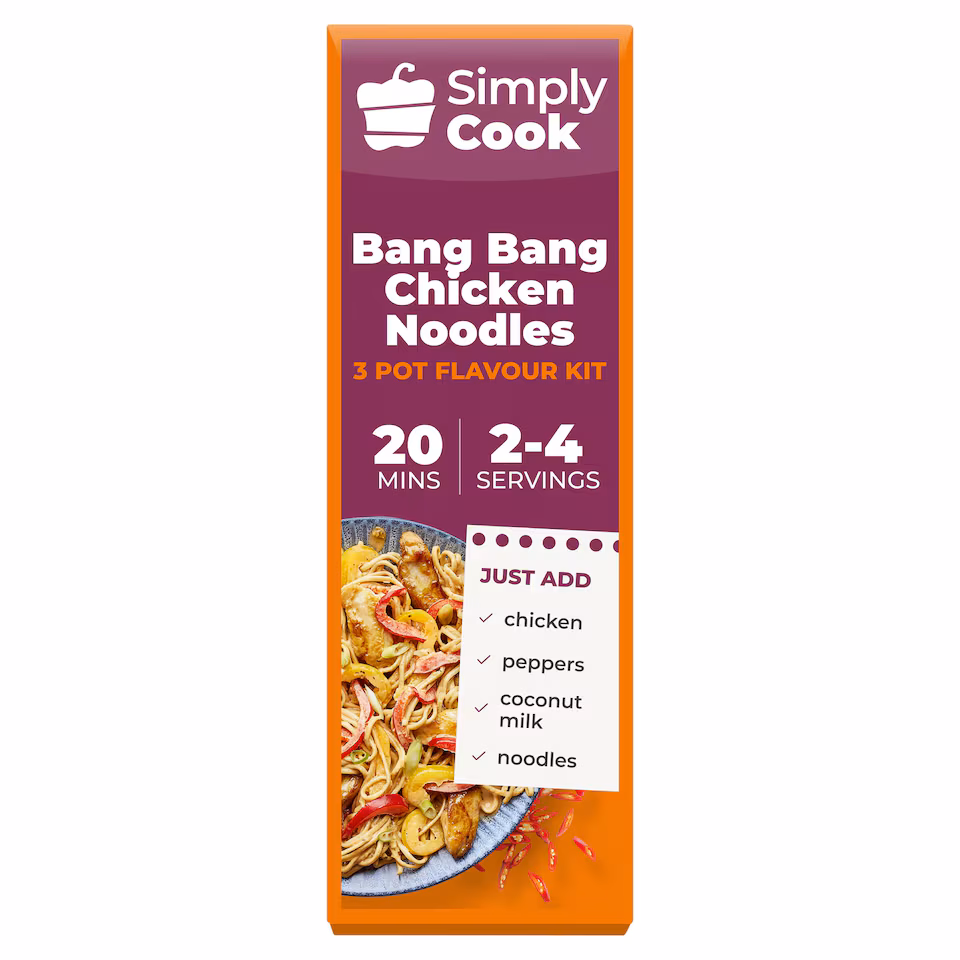 Simply Cook Bang Bang Chicken Noodles Recipe Kit 45g
