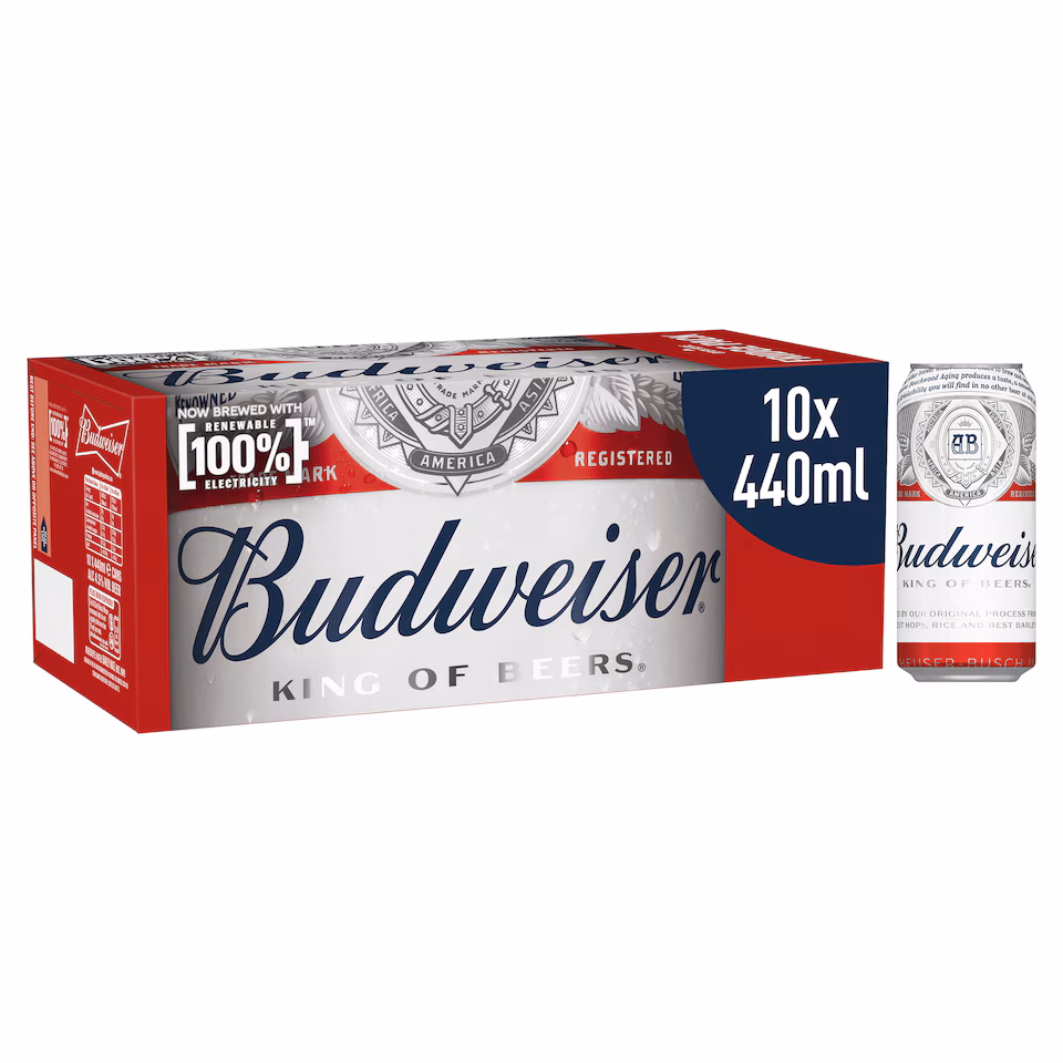 Budweiser Lager 10 X 440Ml