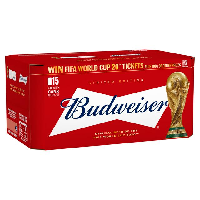 Budweiser Limited Edition Beer 15 x 440ml
