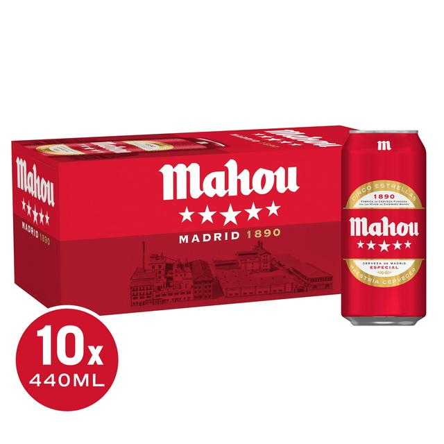 Mahou Lager Beer 10 x 440ml