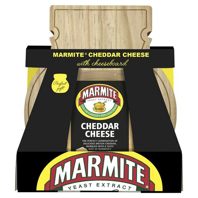 Marmite Cheddar Cheese with Cheeseboard 180g