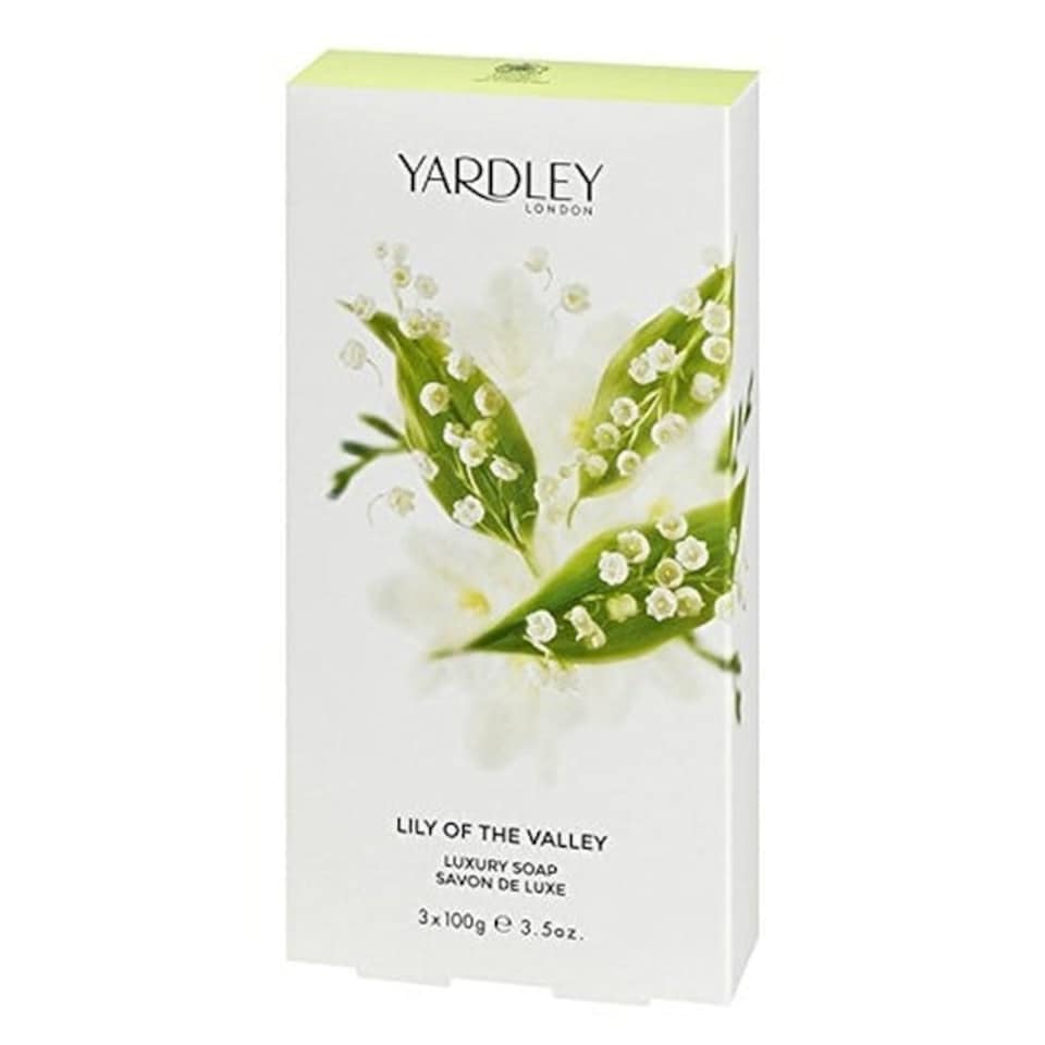 Yardley Lily of the Valley Soap 3x 100g