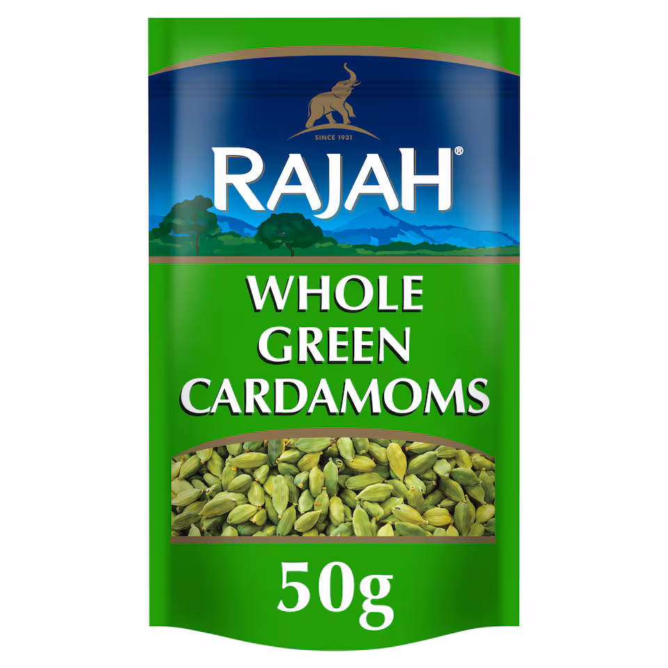 Rajah Whole Green Cardamoms 50g