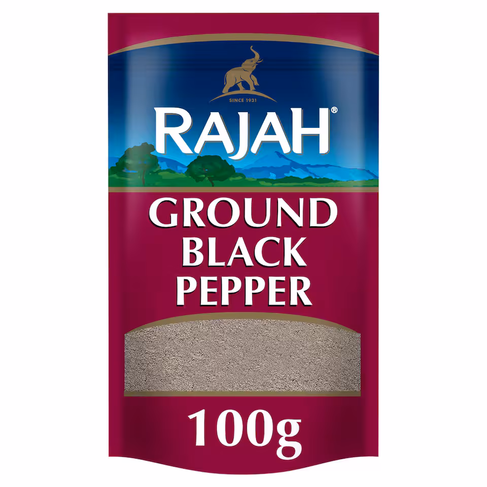 RAJAH GROUND BLACK PEPPER 100G