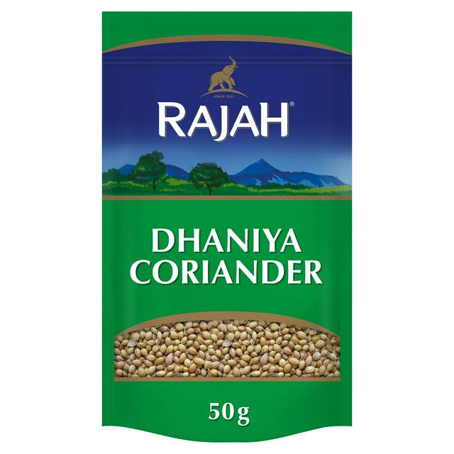 Rajah 50g Whole Dhaniya Coriander Seeds Spice