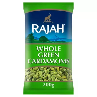 Rajah Green Cardamoms Whole Spices 200g