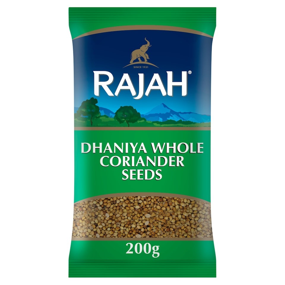 RAJAH DHANIYA WHOLE CORIANDER SEEDS 200G