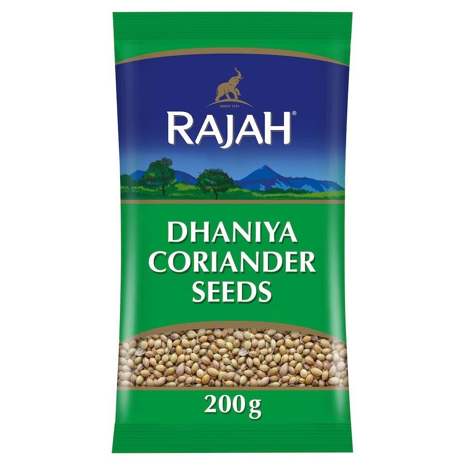 RAJAH DHANIYA WHOLE CORIANDER SEEDS 200G