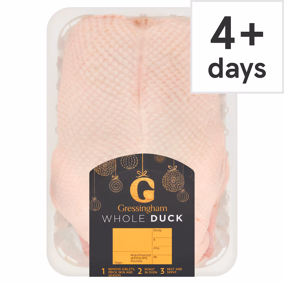 Gressingham Whole Duck With Giblets 1.8Kg