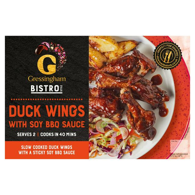 Gressingham Bistro Style Duck Wings with Soy BBQ Sauce 660g