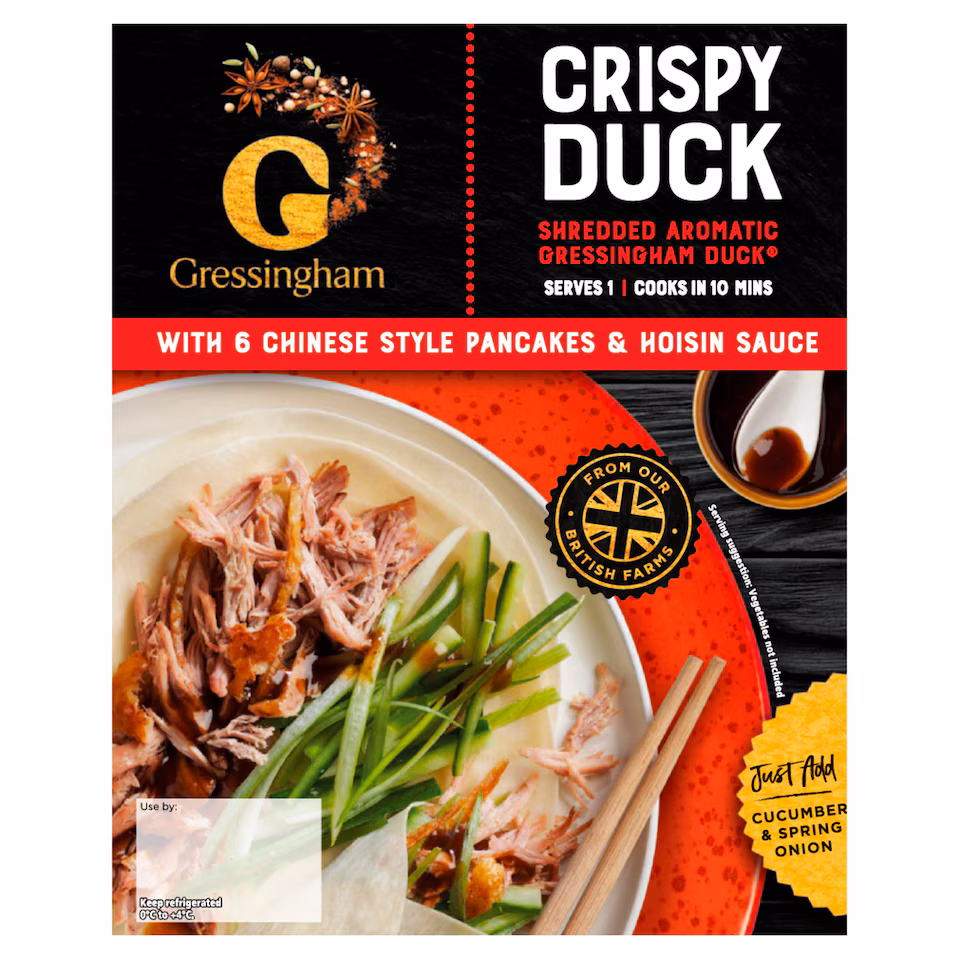 Gressingham Aromatic Shredded Duck 210g