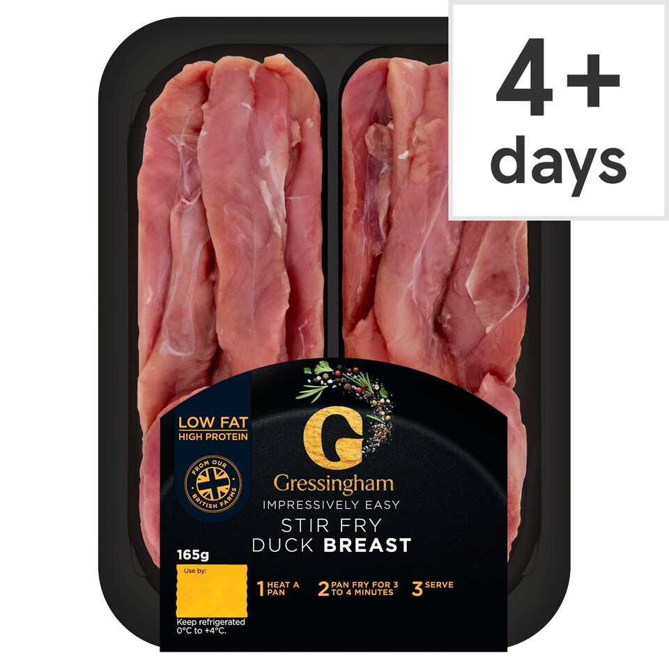 Gressingham Stir Fry Duck Breast 165g