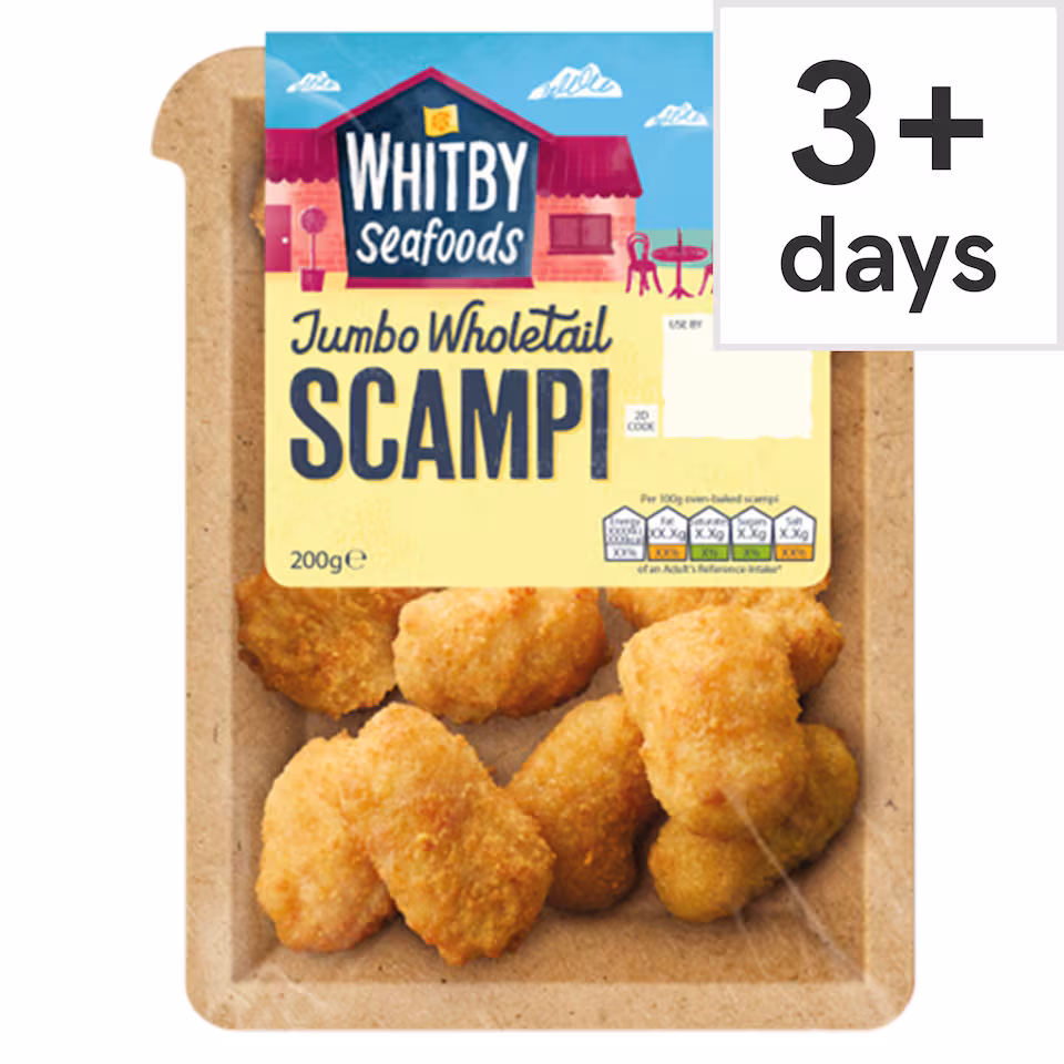 Whitby Seafoods Jumbo Scampi  200g