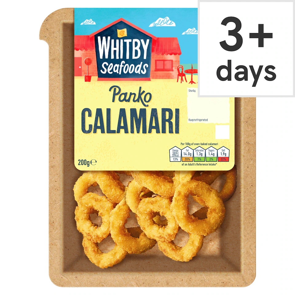 Whitby Seafoods Panko Calamari 200g