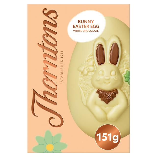 Thorntons Large White Chocolate Bunny Easter Egg 151g
