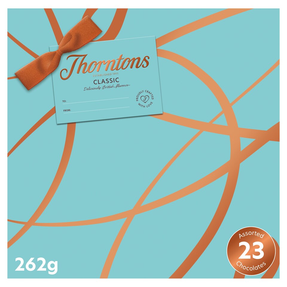 Thorntons Classic Collection Milk White Dark Chocolate 262G