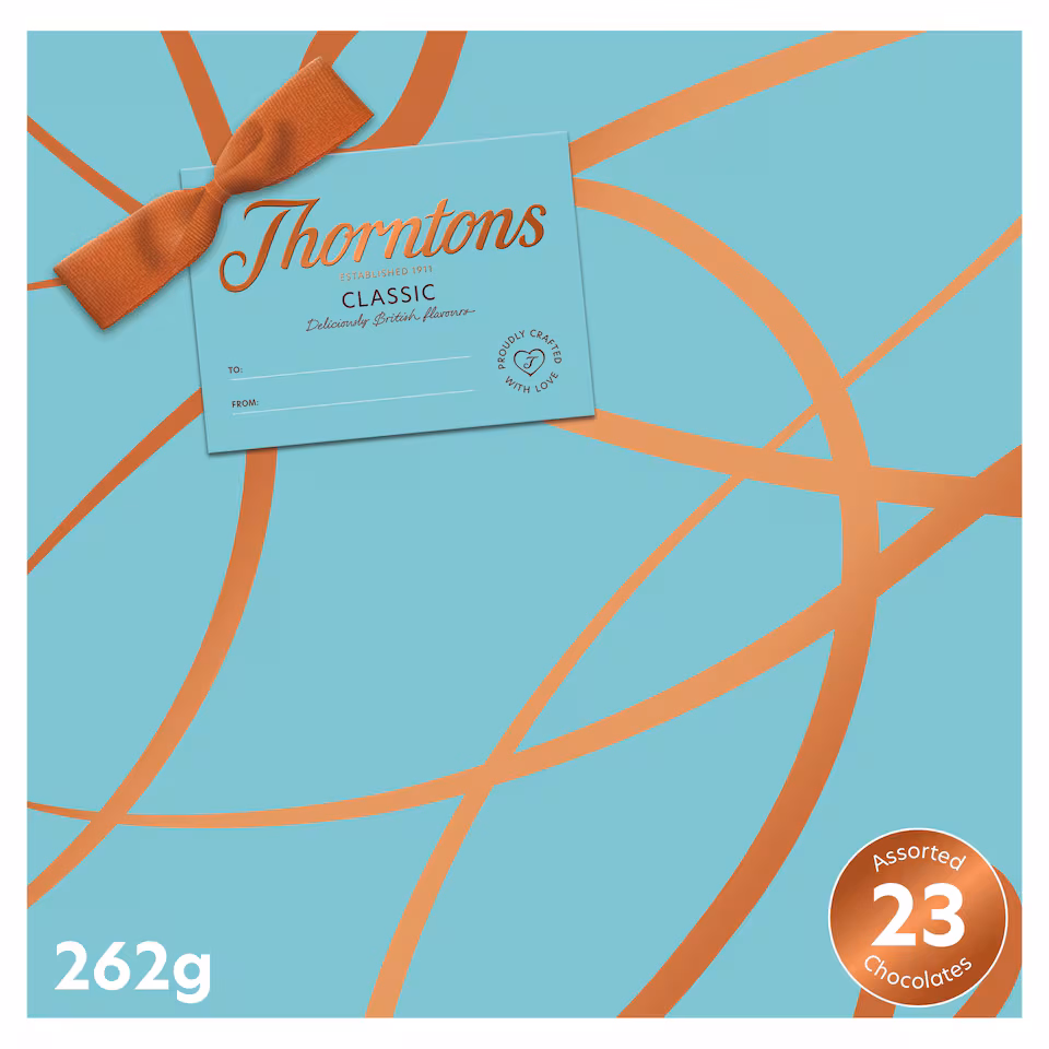 Thorntons Classic Collection Milk White Dark Chocolate 262G