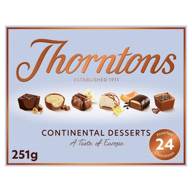 Thorntons Continental Famous Desserts Box, Limited Edition 259g
