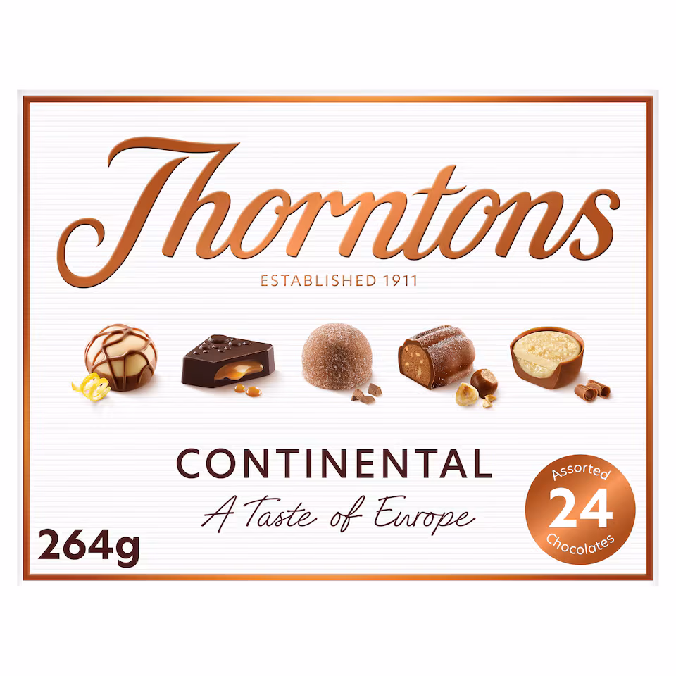 Thorntons Continental Collection Boxed Chocolate 264G