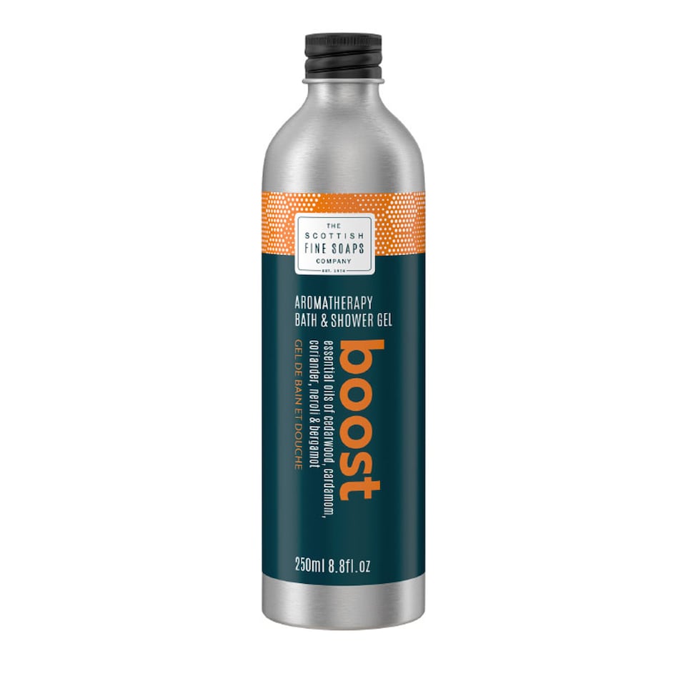 Scottish Fine Soaps Aromatherapy Boost Bath And Shower Gel 250ml