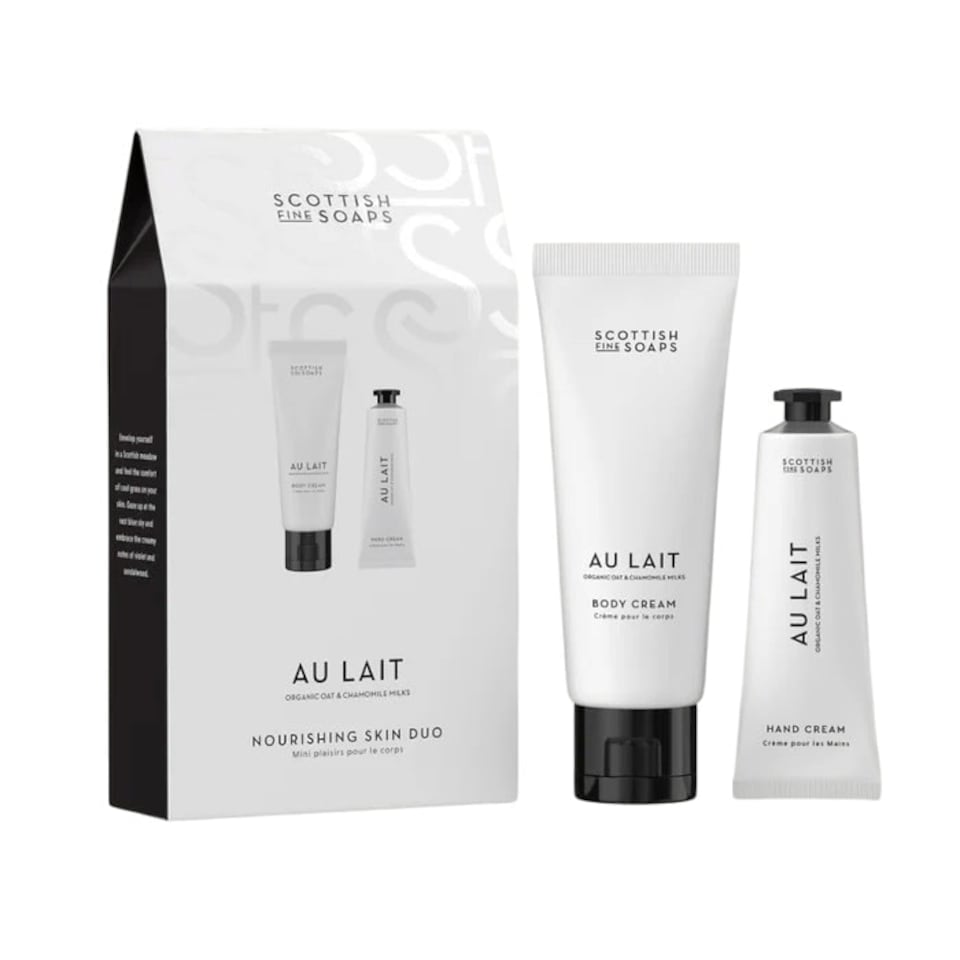 Scottish Fine Soaps Au Lait Nourishing Skin Duo