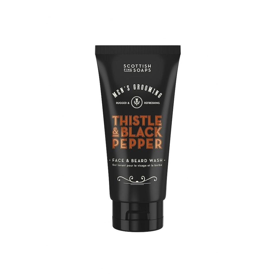 Scottish Fine Soaps Face & Beard Wash Thistle & Black Pepper 150ml
