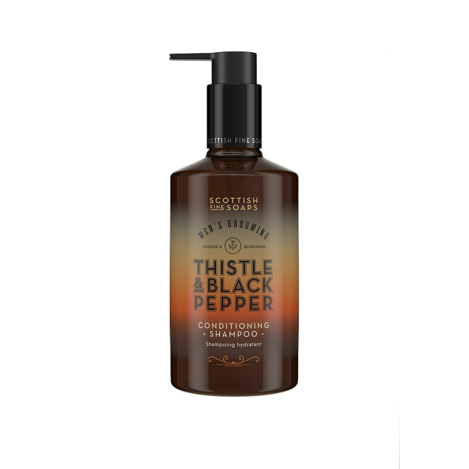 Scottish Fine Soaps Thistle & Black Pepper Men's Conditioning Shampoo