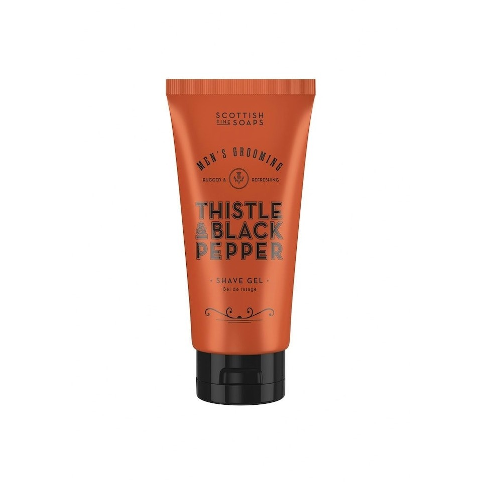 Scottish Fine Soaps Men's Thistle & Black Pepper Shave Gel 150ml