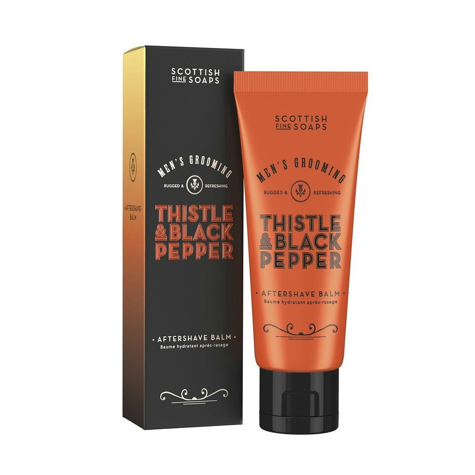 Scottish Fine Soaps Thistle & Black Pepper Aftershave Balm 75ml