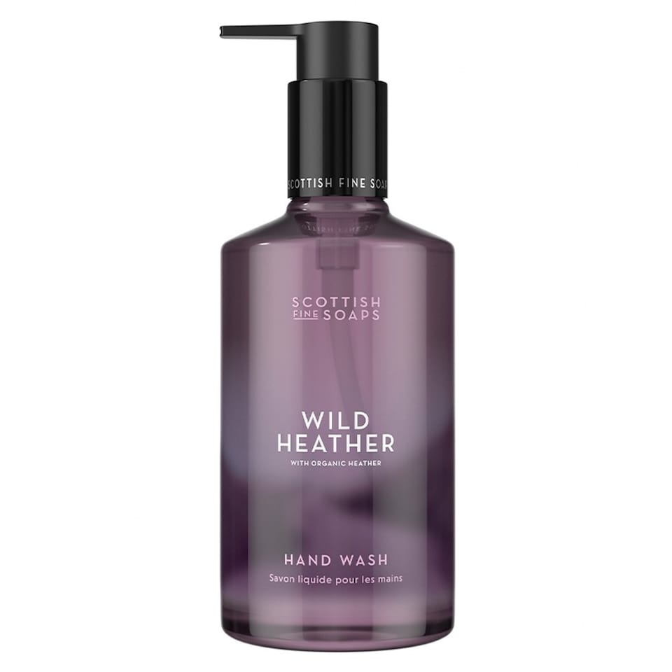 Scottish Fine Soaps Wild Heather Hand Wash 300ml Pump Bottle