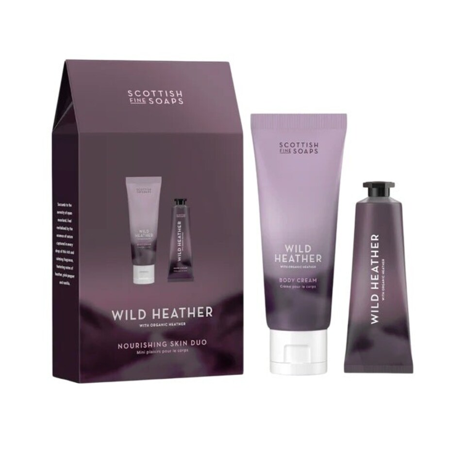 Scottish Fine Soaps Wild Heather Nourishing Skin Duo