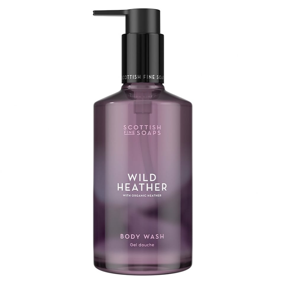 Scottish Fine Soaps Wild Heather Body Wash 300ml Pump Bottle