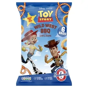 Seabrook Toy Story Wild West BBQ Flavour Lentil Hoops 6 x 17g