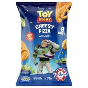 Seabrook Toy Story Cheesy Pizza Flavour Lentil Hoops 6 x 17g