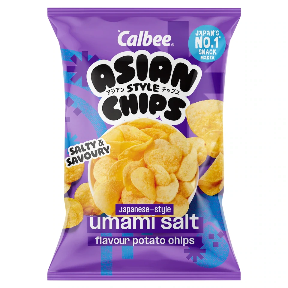 Calbee Asian Style Chips Umami Salt Flavour Potato Chips 130g