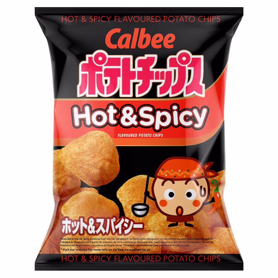 Calbee Hot & Spicy Flavour Potato Chips 130g