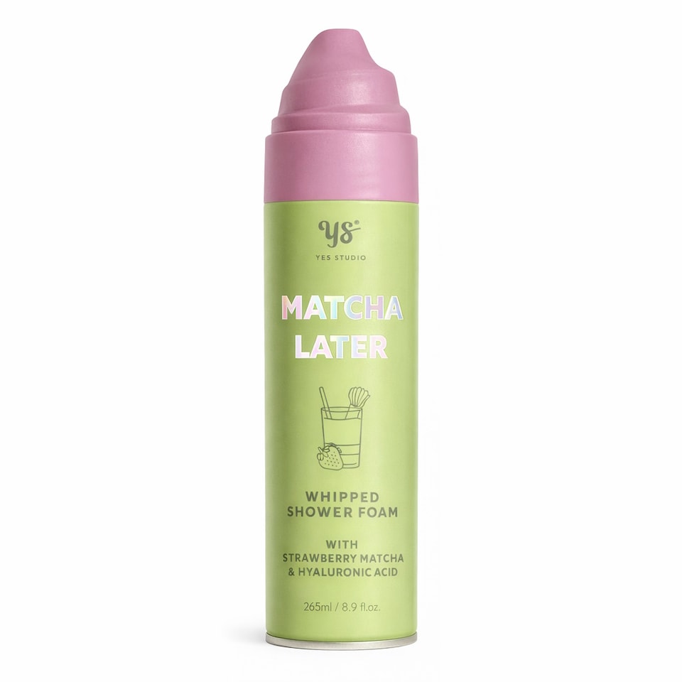 Yes Studio Whipped Shower Foam 265ml  - Strawberry Matcha