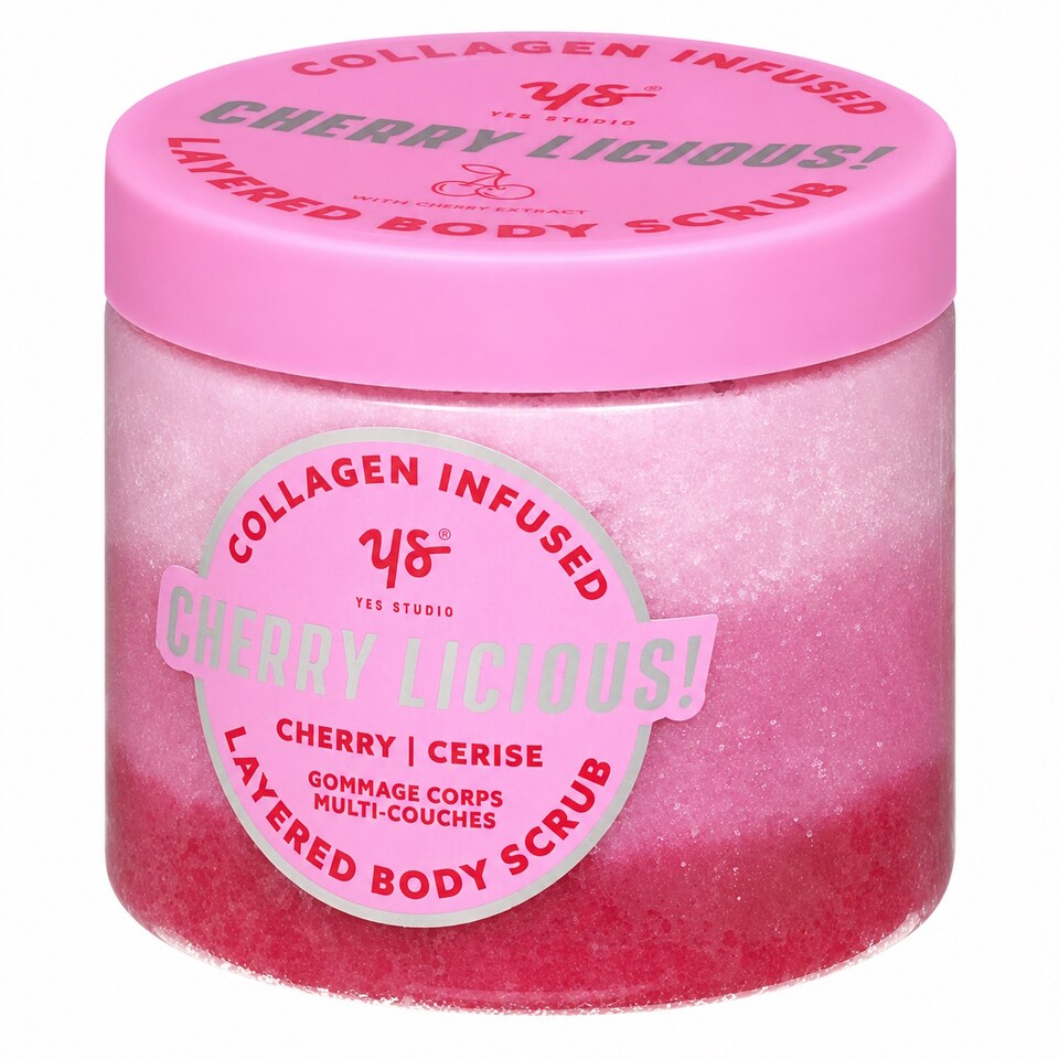 Yes Studio Triple Layered Body Scrub - Cherry