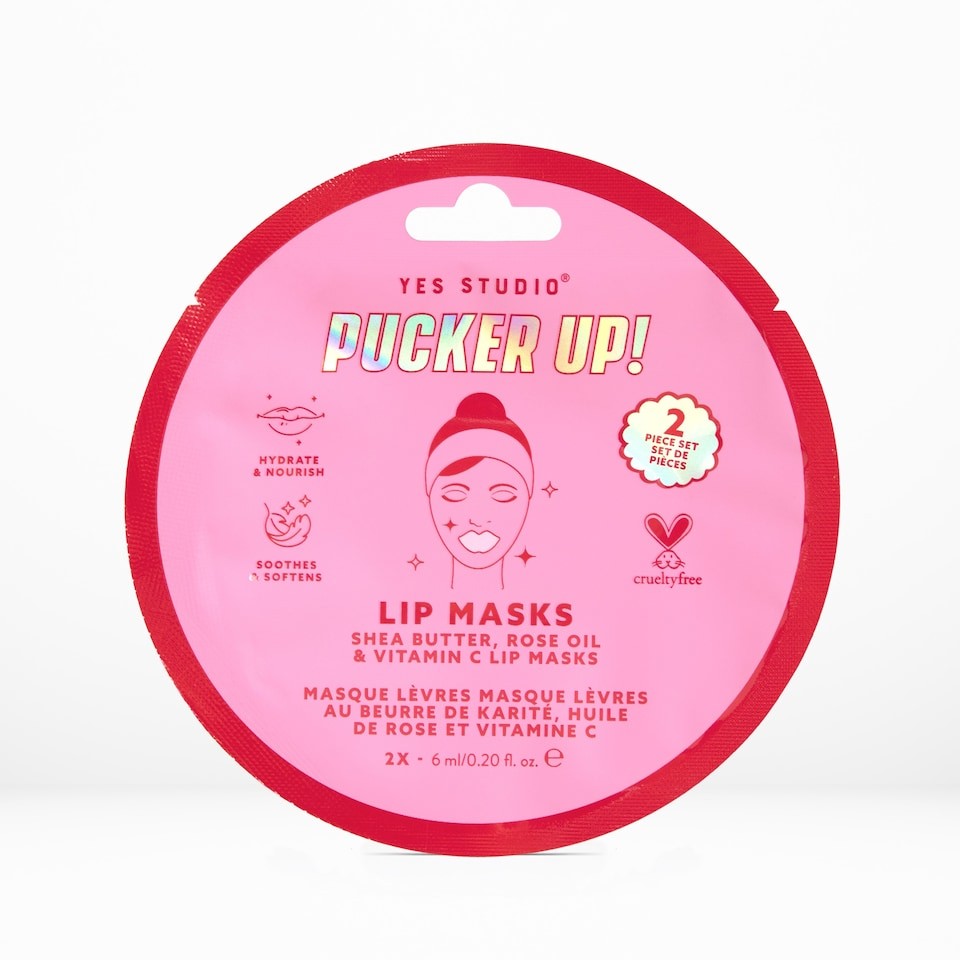 Yes Studio Pucker Up! 2 Piece Lip Masks Set