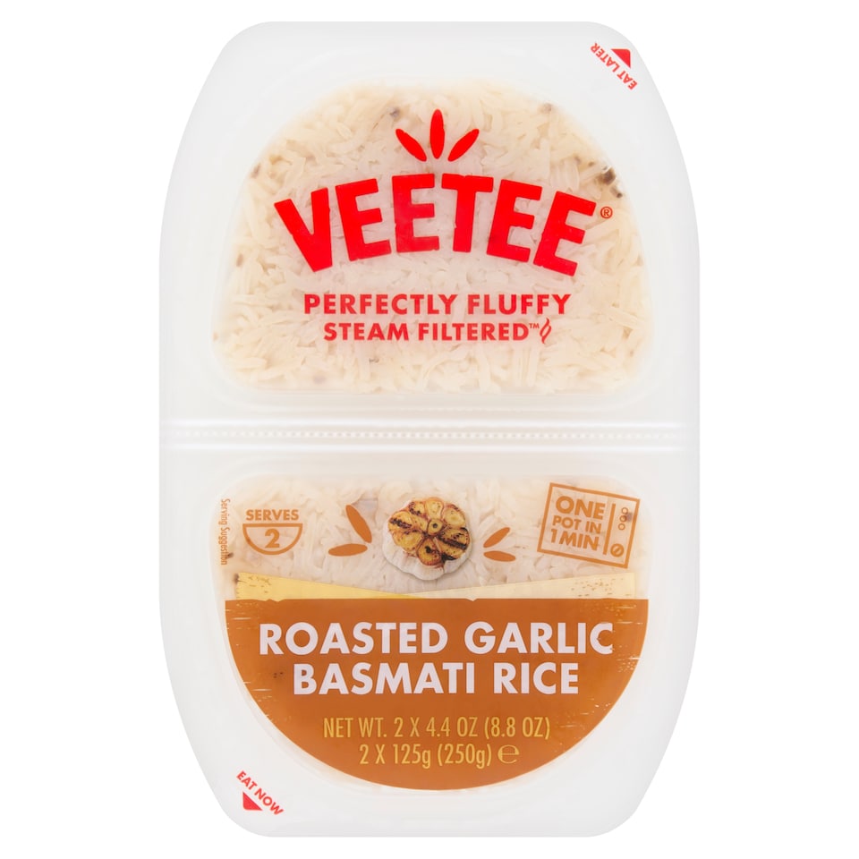 Veetee Roasted Garlic Basmati Rice 250g