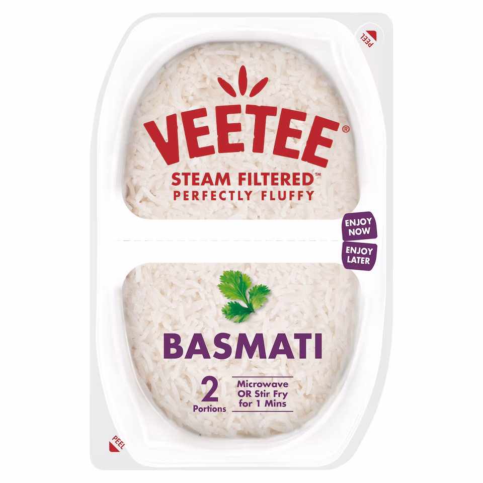 Veetee Heat & Eat Basmati Rice Pot 2 X 125G