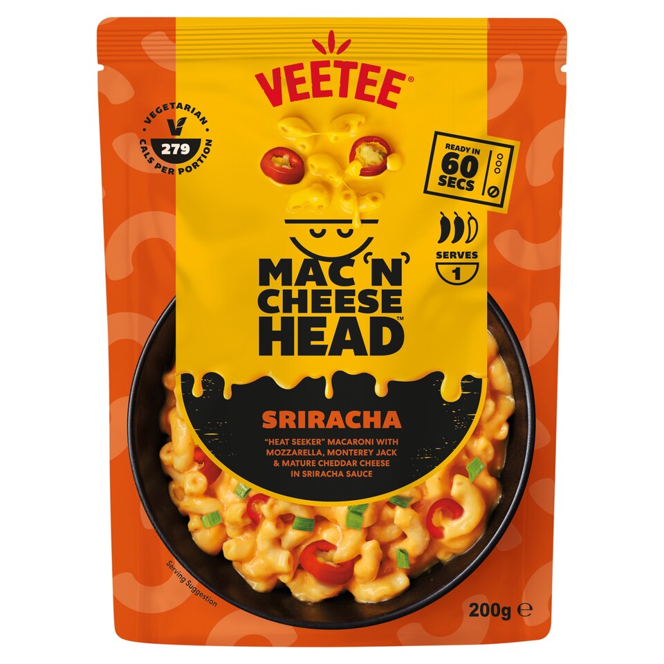 Mac 'N' Cheese Head Sriracha Macaroni & Cheese 200g