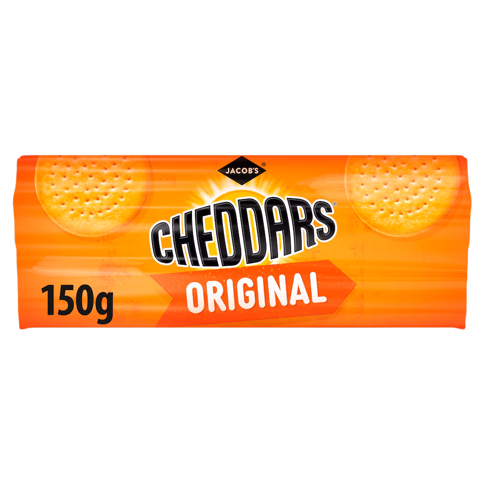 Jacob's Baked Cheddars Cheese Crackers 150g
