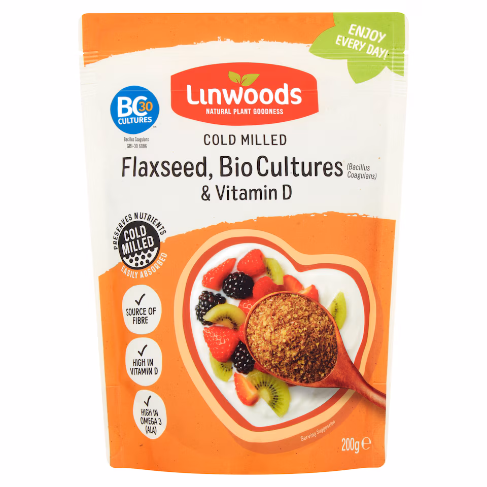 Linwoods Flax Seeds Biological Cultures & Vitamin D 200G