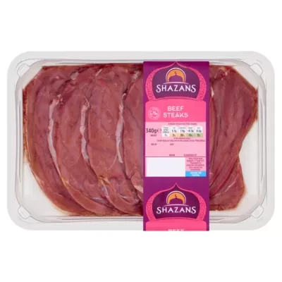 Shazans Beef Steaks 340g