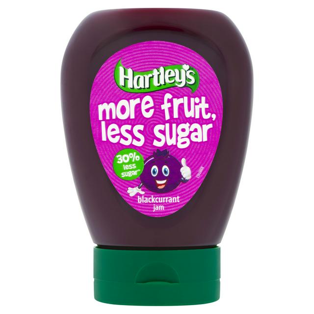 Hartley's More Fruit Less Sugar Blackcurrant Jam 320g